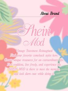 SHEIN MOD 純色不對稱喇叭袖尖角下擺T恤 - 鵝黃色 - 查看 3