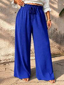 Breezaya Pantalones negros elegantes que combinan con todo. - Azul - Ver 1