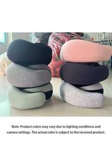 360 Travel Neck Pillow, Memory Foam Airplane Pillow, Soft Foldable Ergonomic U-Shaped Neck Support Travel Pillow, Office Nap, Portable Neck Cushion - Neck Pillow - View 5