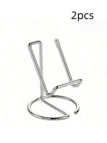 Wire Metal Smartphone Stand, Minimalist Iron Desktop Smartphone/Tablet Stand, Creative Metal Smartphone/Tablet Home Decoration Rack - Multicolor - View 6