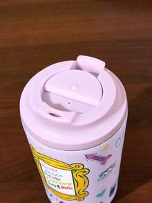 FRIENDS X SHEIN 360ml / 12oz 防漏不鏽鋼便攜隨行杯 - 淡紫色 - 查看 4
