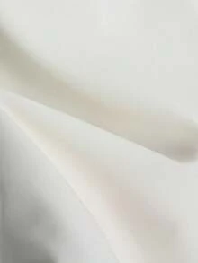 Franclia 休閒通勤百搭蝙蝠袖短袖開領V領印花圍巾領結米色女式襯衫 素色女式上衣 短袖襯衫 寬鬆襯衫 休閒襯衫 工作通勤夏季襯衫 女式夏季上衣 - 米色 - 查看 5