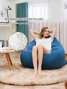 EPS Foam Bean Bag Filler, Polystyrene Beads For Bean Bag Chair, Lazy Sofa, Pet Dog Bed, DIY Crafts & Stuffed Doll Pillow Stuffing - View 8