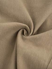 MENRIVO Men's Solid Color Jeans - Khaki - View 6
