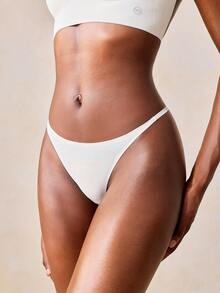 Veilyse 3pcs/Set Women Seamless G-String, Sexy Comfortable Invisible Thong, Fashion Skin-Tight Ultra-Thin Set, Suitable For Sports & Fitness, Gift For Valentine's Day, Mother's Day, Christmas, Halloween - Multicolor - View 4