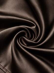 GlowEve Elegantes Damenkleid Einfarbig, ärmelloses Kleid mit Schleife, lässiges Damenkleid, Kleid mit Schleife, rosa Kleid mit Schleife - Braun - Übersicht 5
