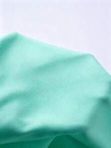 Franclia Plus Size Summer Casual Elegant Versatile Solid Color Short Sleeve T-Shirt Office Mint Green - Mint Green - View 5