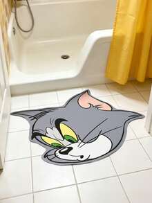 TOM & JERRY X SHEIN 1 Piece Special-Shaped LOGO Decorative Carpet - contracted design - View 13