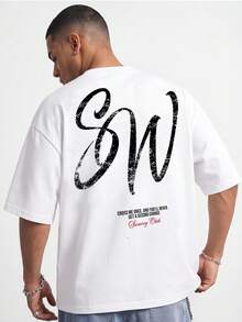 NORVETH Men's Crew Neck Short Sleeve T-Shirt - White - View 4