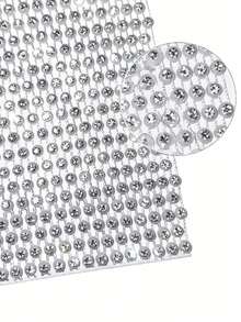 EgrlEra Women's Sexy Ultra Short Mini Skirt, Fishnet With Rhinestone Embellishments, Sparkling, Perfect For Party And Gathering Outfits - White - View 7