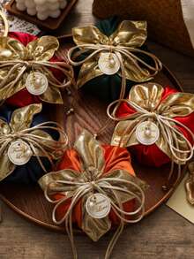 5PCS, Wedding Candy Box, Wedding Candy Bag, Wedding Special, High-End Souvenir Bag, Wedding Gift Box, Candy Bag - View 5