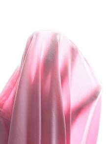 Tween Girl SHEIN 青少年女孩簡約休閒彈性長袖T恤，秋冬必備基礎單品，適合青少年女孩秋冬穿搭 - 粉色 - 查看 7