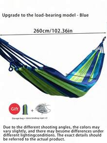 Rainbow Striped Soft Canvas Material. Ergonomic Design For Comfort, Easy To Carry, Suitable For Outdoor Trips And Activities. Essential Items For Holiday Camping. (Included With Storage Bag + 2 Thick Straps) (Random Style). - Color and Style Are Random. - View 6