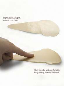 Disposable Non-Woven Breast Petals, Gourd Shape Self Adhesive Invisible Nipple Covers, Black Strapless Comfort Skin Friendly Anti-Protrusion Anti Sag Breast Pads For Women - multicolor - View 7