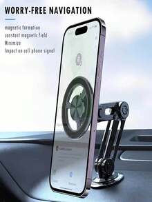 All-Aluminium Alloy Car Phone Mount With A 360-Degree Rotating Multi-Joint Design. This Universal Car Accessory Is Ideal For Use With Sat-Nav Systems And Makes A Stylish Gift For Both Men And Women, Suitable For Home, Business And Everyday Use. - one size fits all - View 3
