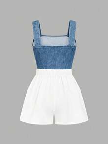 Women Two-Piece Outfits - Black and White - View 11