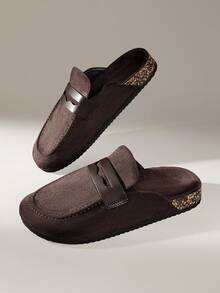 Solecia Zapatos de mujer de moda clásicos color albaricoque para verano y primavera, zapatos para vacaciones de primavera, Pascua y Navidad - Café Marrón 2 - Ver 6