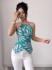Women Tank Tops & Camis - Blue 2 - View 5
