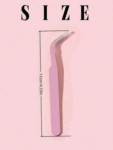 1 PC 4D Mink Soft Fluffy False Eyelashes Natural Look Wispy Cross Section Handmade Reusable Makeup Tool Pink Pointed Angled Single Cluster Hairpin For Party Daily Wear Volume Up Lashes - Pink - View 5