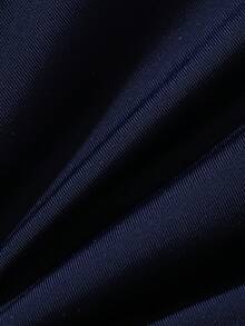 Livesso Women's Summer Beach Colorblock Halter Neck Tie Tankini And Shorts Two-Piece Swimwear Set Navy And White Coastal Active - Navy Blue - View 5
