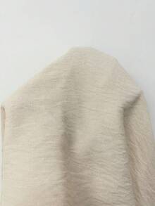 SHEIN Fiorisel 新款夏季卡其色女士背心，优雅休闲无袖上衣，简约时尚套装，度假沙滩装 - 卡其色 - 查看 10