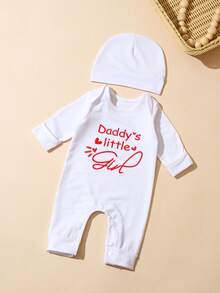 SHEIN 2件組新生男嬰攝影套裝 小弟弟刺繡嬰兒回家服 嬰兒洗禮禮物 1個月 3個月 嬰兒拍照道具 - 白色 - 查看 6