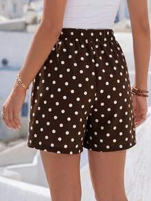 Faunlyn Women's Casual Drawstring Waist Loose Shorts, Suitable For Summer Daily Wear, Women's Summer Shorts - Multicolor - View 2