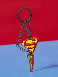 SUPERMAN X SHEIN 時尚鋅合金亮面櫻桃粉鑰匙圈，奢華精緻包包吊飾、吊墜、紀念品、收藏品，適用於禮物、錢包、書包、後背包、汽車配件 - 彩色 - 查看 6