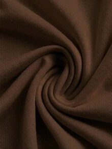 SHEIN EZwear 休閒簡約全身印花落肩短袖寬鬆女款T恤 - 彩色 - 查看 4
