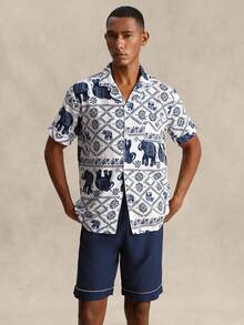 EverLounge Men's Soft Comfortable Short Sleeve Pajama Set With Pants, All Season Loungewear, 2026 New Style - Multicolor - View 3