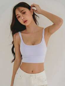 DAZY Women Solid Sports Bra Underwear - White - View 4