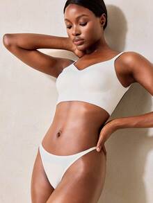 Veilyse 1 件无缝可变式露背文胸，3 种款式，女士，夏季 - 杏色 - 查看 9