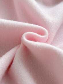 SHEIN Tween女孩蝴蝶結刺繡對比蕾絲連帽拉鍊秋季運動衫 - 粉色 - 查看 8