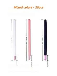 1件/10件/20件/30件裝 石英指甲锉 無味美甲工具 平滑邊緣拋光 健康指甲 粉色紫色石英锉頭 舒適握把手柄 適用指甲、腳趾甲、足部護理、手部護理、腳趾甲修護套裝必備 - 彩色 - 查看 12