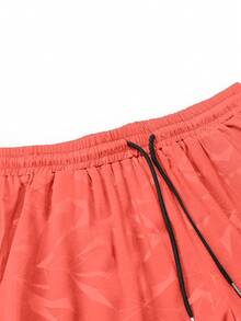 Gym Rark Men's Drawstring Waist Pocket Casual Daily Travel Sports Shorts, Gym - Burnt Orange - View 3
