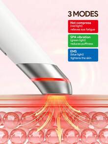 JMMO Multifunctional Facial Skin Care Device, Hot Cold EMS LED Light Therapy Face Massager, Portable Skin Tightening Lifting Beauty Instrument For Home Facial Spa - Multicolor - View 3