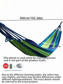 Rainbow Striped Soft Canvas Material. Ergonomic Design For Comfort, Easy To Carry, Suitable For Outdoor Trips And Activities. Essential Items For Holiday Camping. (Included With Storage Bag + 2 Thick Straps) (Random Style). - Color and Style Are Random. - View 4