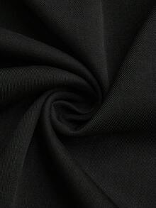 SHEIN Sweetro 3件組休閒通勤運動簡約百搭日常直筒寬腿長版西裝褲 - 彩色 - 查看 13