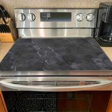 Anti-Slip Heat-Resistant Stove Cover Pad For Induction & Glass Cooktops. 2D Flat Rubber Protector Mat, Scratch-Resistant For Ovens, Washing Machines, Dryers & Kitchen Decor. - Multicolor - View 3