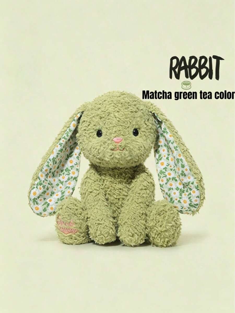 MINKOJA 1PC Rabbit Plush Toy Super Soft Cute Little Rabbit Doll Doll Pacifying Doll Birthday Gift - Multicolor - View 1