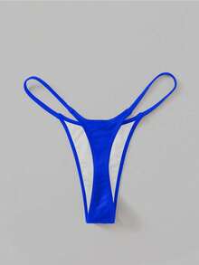 Swim Basics Bikini de baño de unicolor para la playa - azul real - Ver 2
