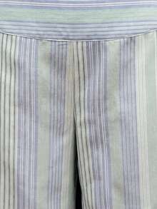 Nöista Women's Striped Straight Leg Loose Casual Versatile Long Pants Beach Blue White Striped Autumn - Multicolor - View 7