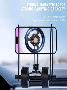 All-Aluminium Alloy Car Phone Mount With A 360-Degree Rotating Multi-Joint Design. This Universal Car Accessory Is Ideal For Use With Sat-Nav Systems And Makes A Stylish Gift For Both Men And Women, Suitable For Home, Business And Everyday Use. - one size fits all - View 7