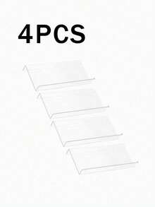 1pc Or Set Of 4 Multi-Function Drawer Style Cosmetic Organizer, Vanity Drawer Storage Rack For Makeup, Perfume, Spice Jars & Seasoning Bottles - Perfect For Bedroom, Bathroom, Kitchen, Makeup Room & Vanity Table - Clear - View 9