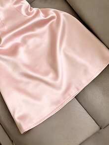 Women Short Dresses - Rusty Rose - View 5
