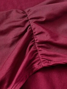SHEIN MOD 1件女款多穿法針織背心，酒紅+黑色2件組 - 彩色 - 查看 8