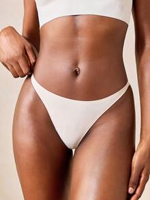 Veilyse 3pcs/Set Women Seamless G-String, Sexy Comfortable Invisible Thong, Fashion Skin-Tight Ultra-Thin Set, Suitable For Sports & Fitness, Gift For Valentine's Day, Mother's Day, Christmas, Halloween - Multicolor - View 9