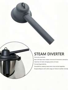 1PC Steam Mover Steam Diversion To Prevent Burns, TM5TM6TM31 Accessory Splitter, Heat-Resistant PP Material - 1PC Grey - View 12