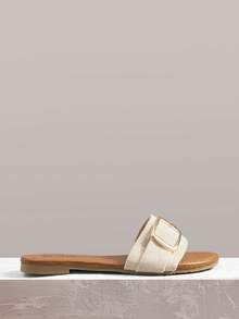 Sujetadores de lino beige