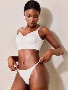 Veilyse 3pcs/Set Women Seamless G-String, Sexy Comfortable Invisible Thong, Fashion Skin-Tight Ultra-Thin Set, Suitable For Sports & Fitness, Gift For Valentine's Day, Mother's Day, Christmas, Halloween - Multicolor - View 7